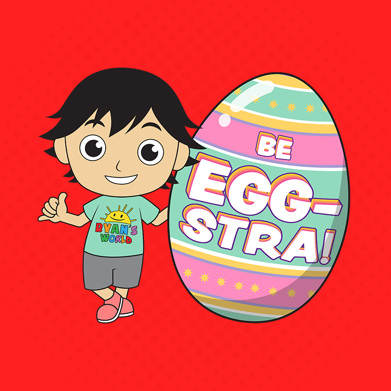 BE EGG-STRA - Ryan's World Easter Collection