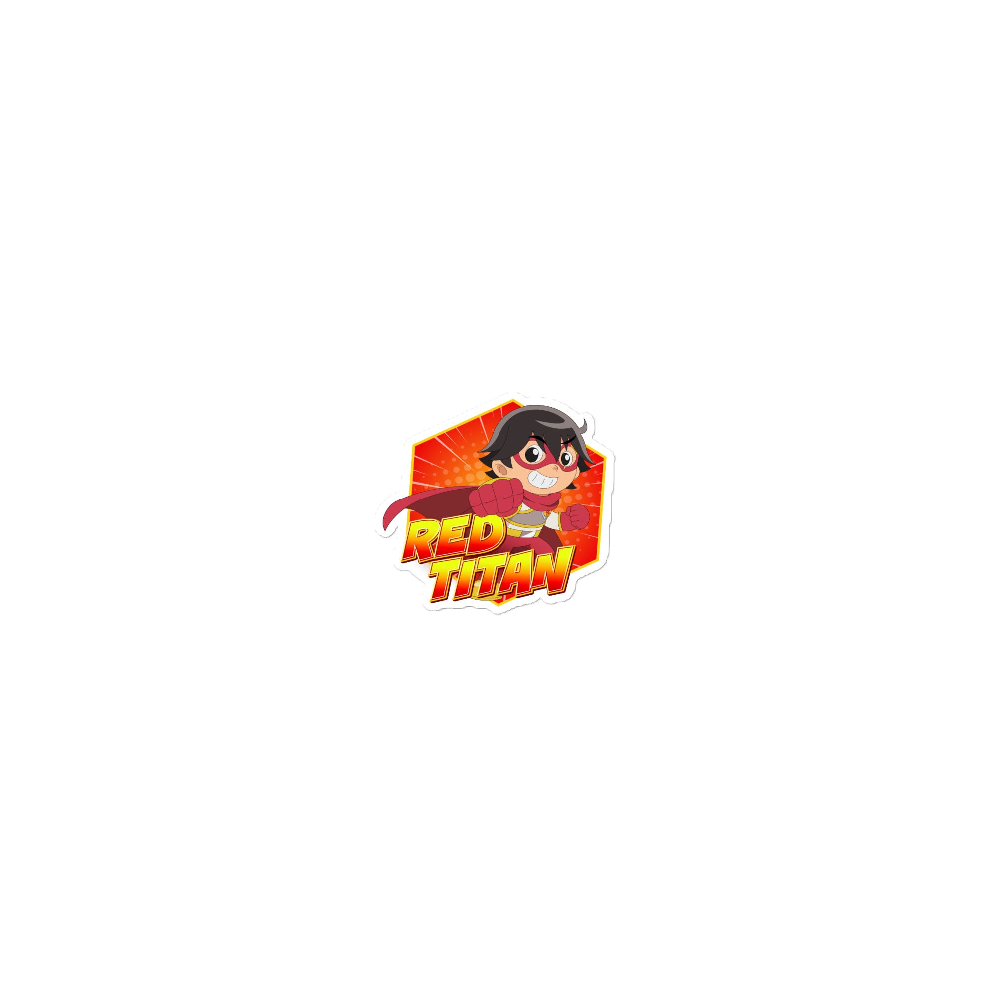 Ryan's World the Movie Red Titan Bubble-free stickers