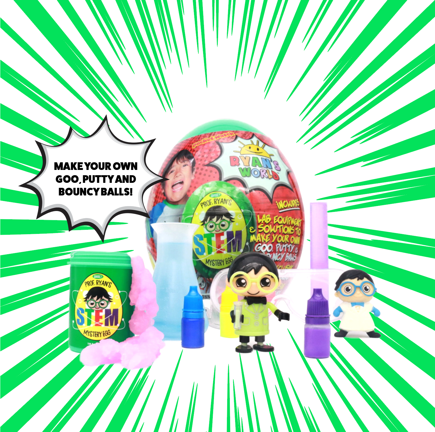 Ryans world, make your own, mystery egg