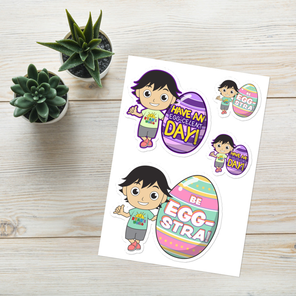 Ryan's World Easter Sticker Sheet