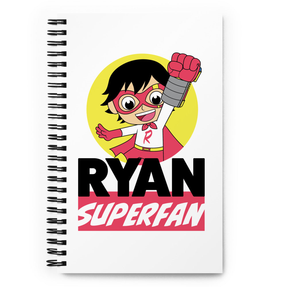 Ryan Super Fan Spiral Notebook