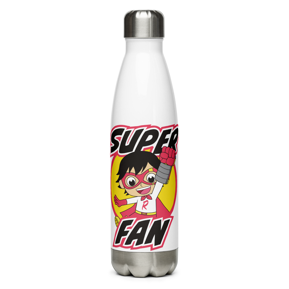 Red Titan Super Fan Stainless Steel Water Bottle – Ryan's World Shop