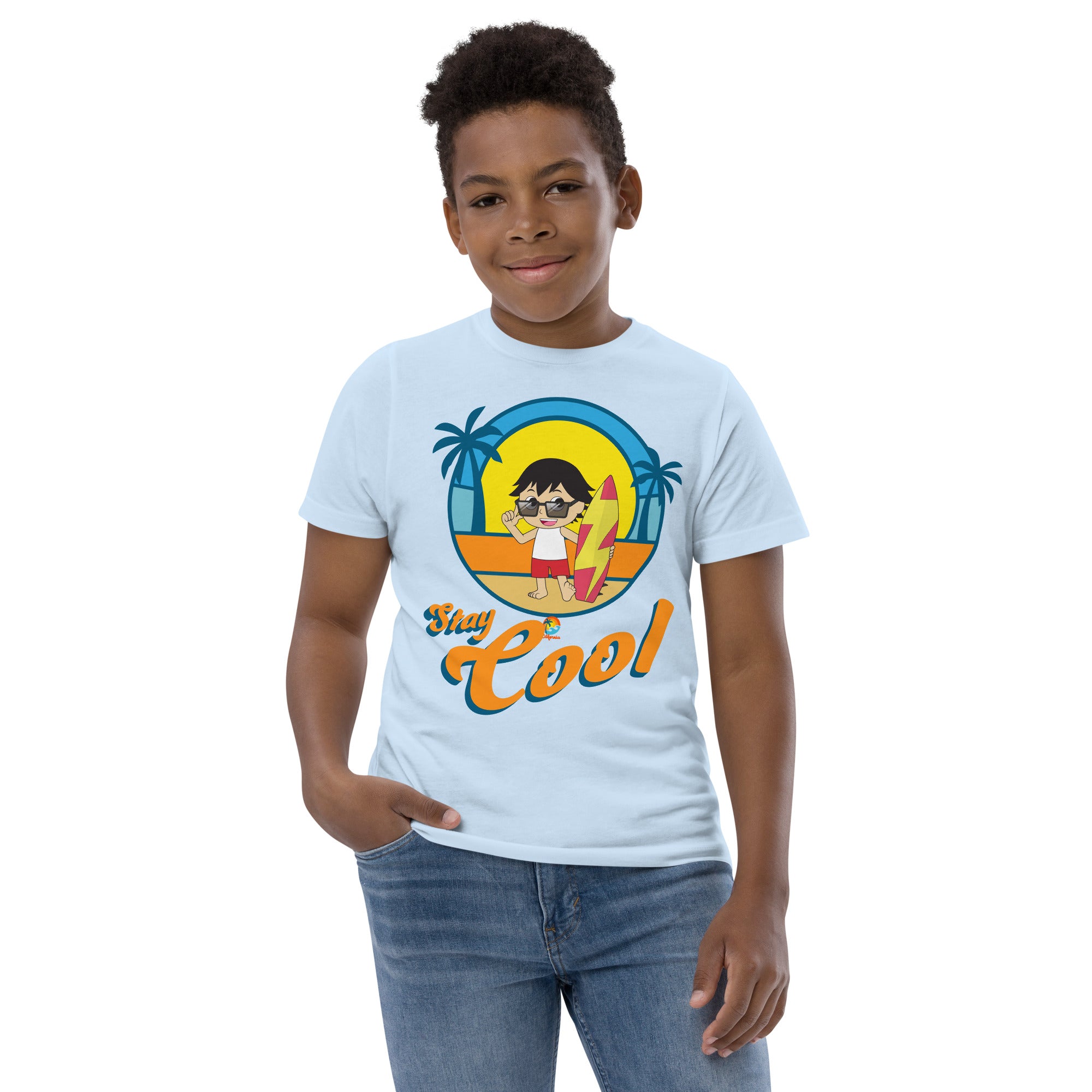 Light Blue Ryan's World Youth Stay Cool T-shirt