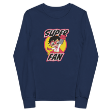 Load image into Gallery viewer, Red Titan Super Fan Youth Long Sleeve Tee
