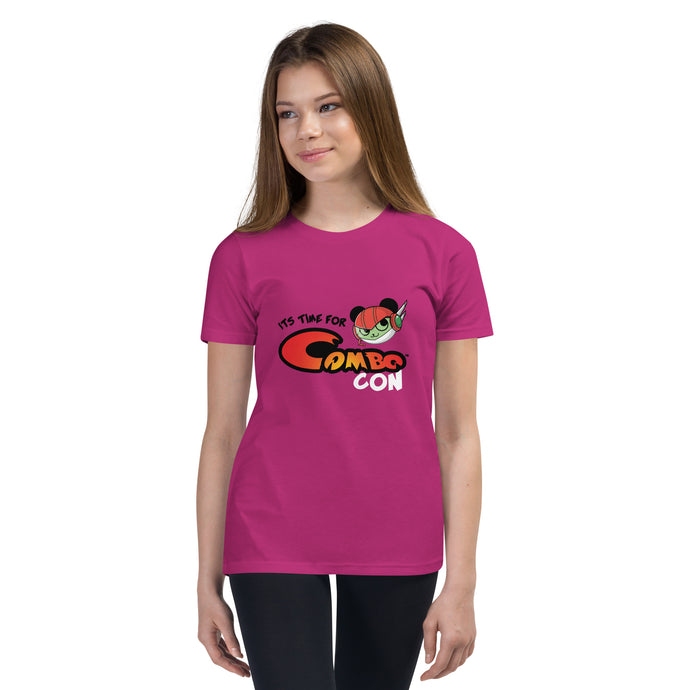 It's Time for Combo Con Youth T-Shirt in Berry