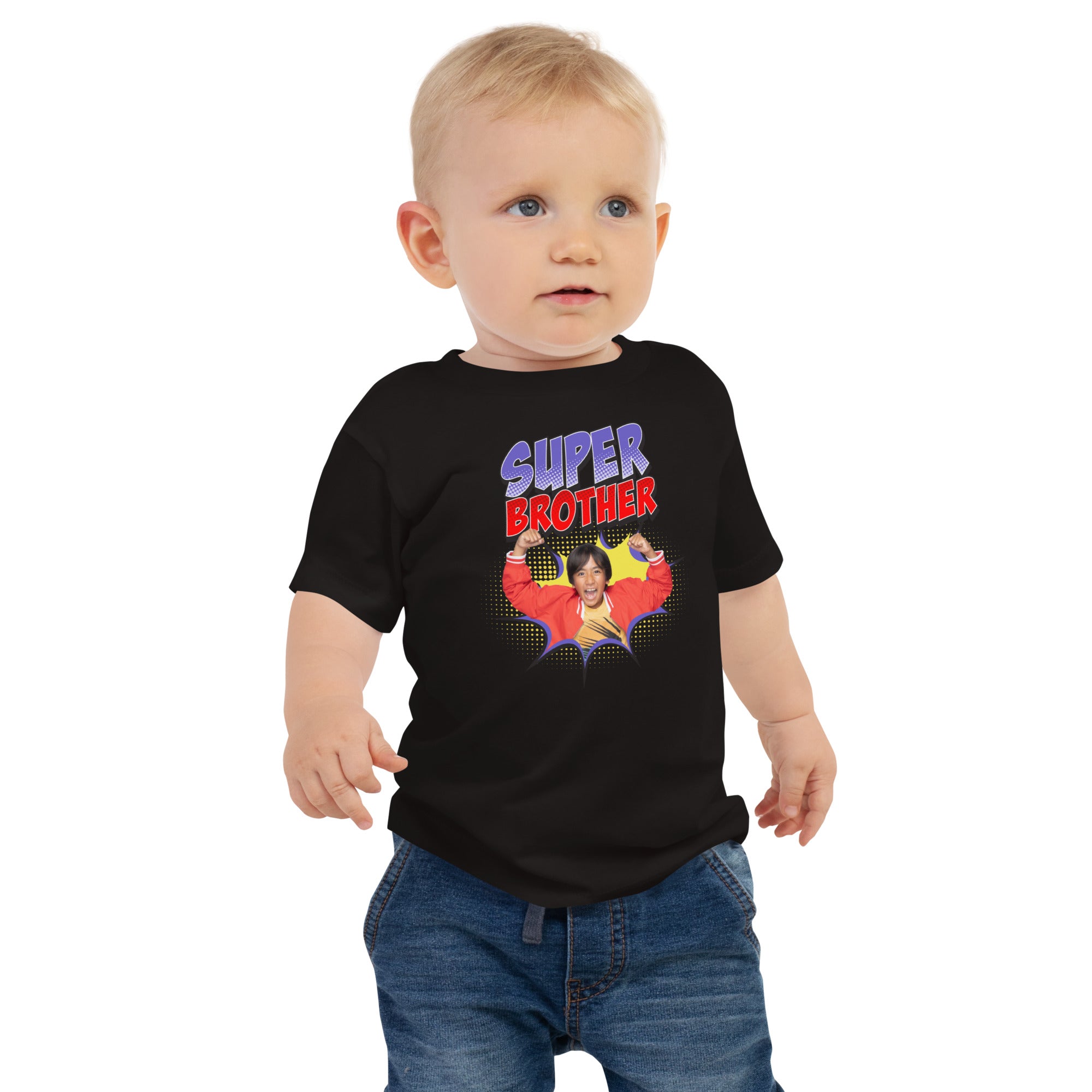 Ryan's World the Movie Super Brother Baby Jersey Short Sleeve Tee