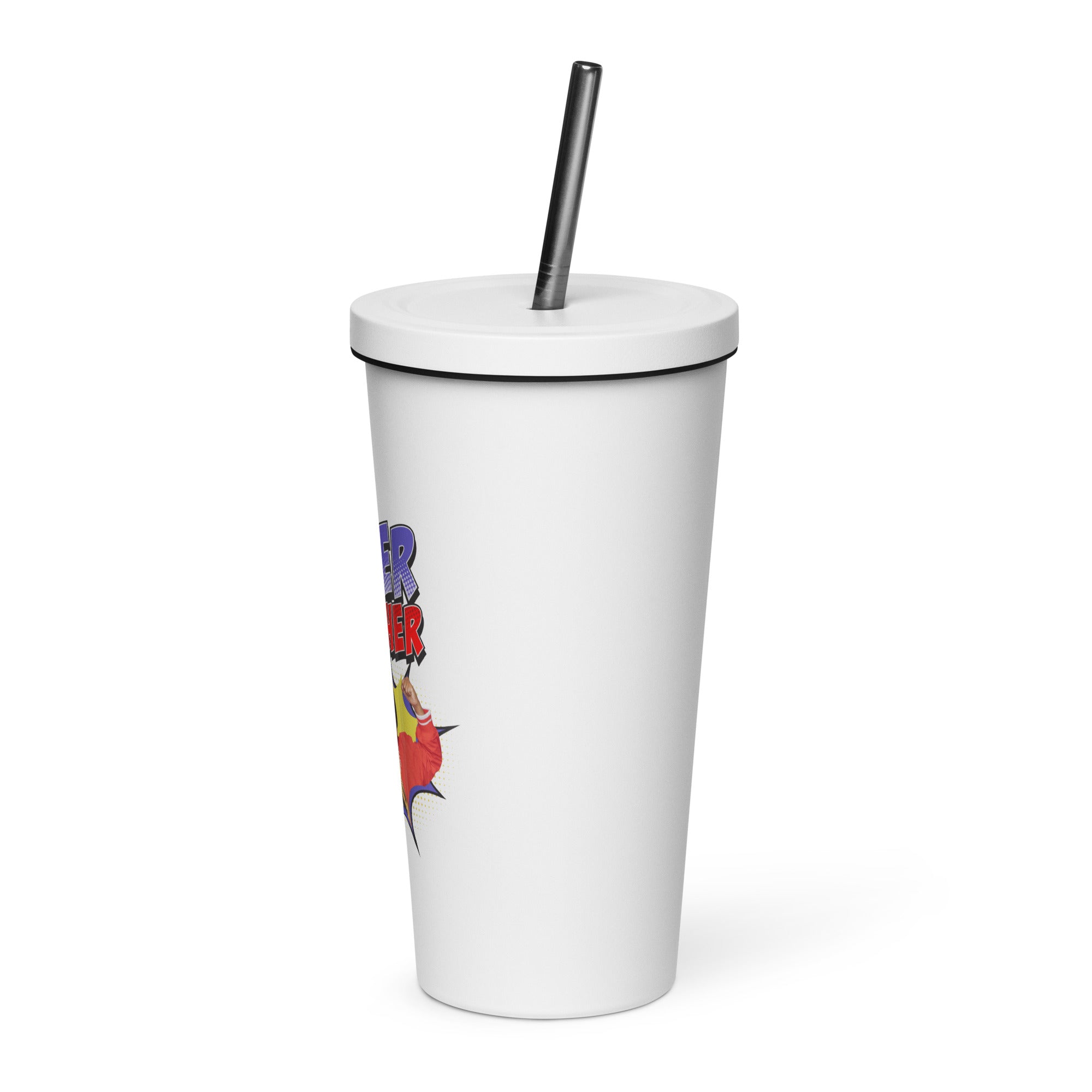 Ryan's World the Movie Super Brother Insulated tumbler with a straw