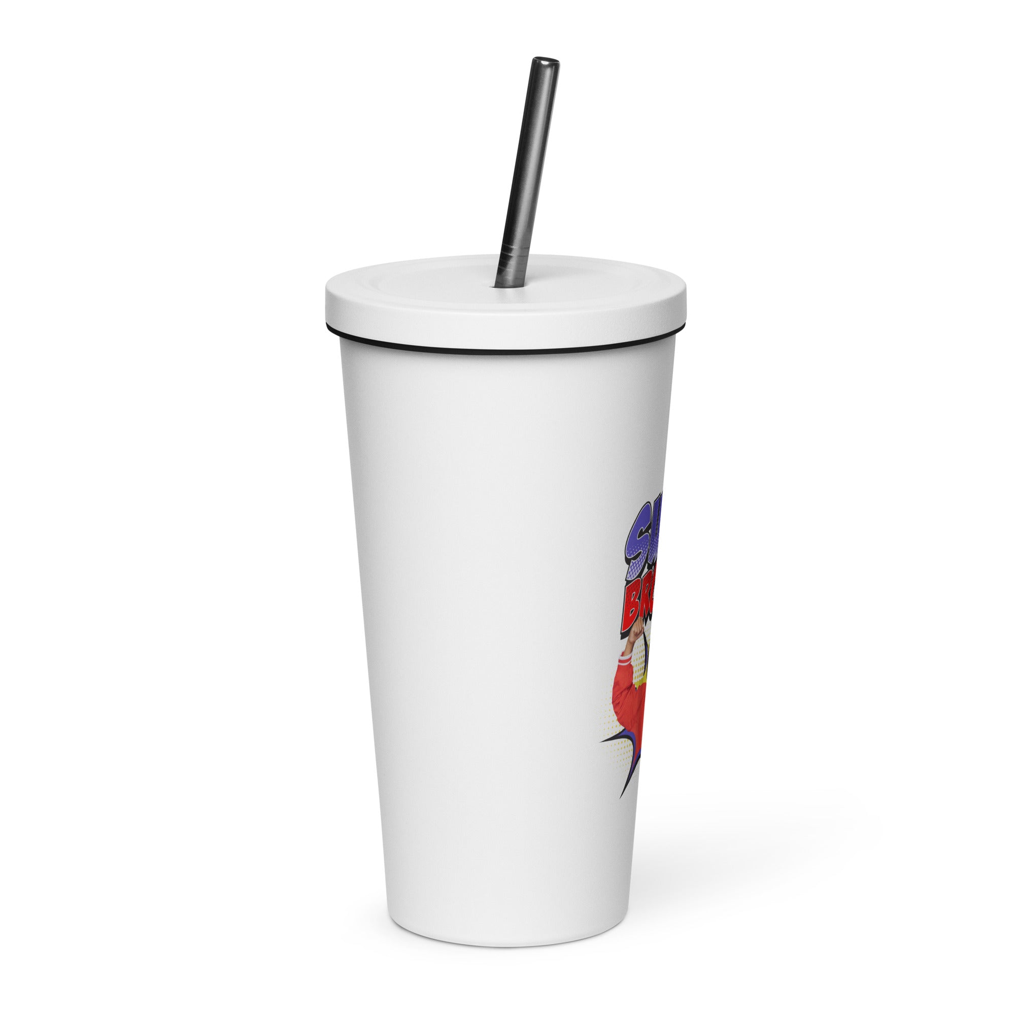 Ryan's World the Movie Super Brother Insulated tumbler with a straw