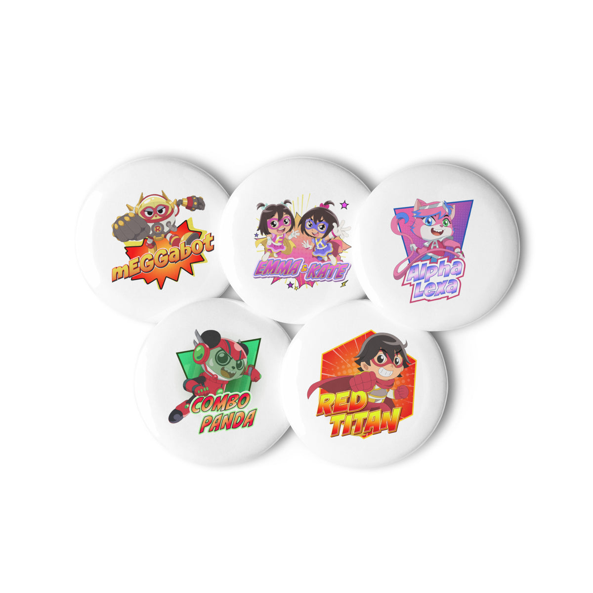 Ryan P Button Ryan's World the Movie Set of pin buttons – Ryan's World Shop