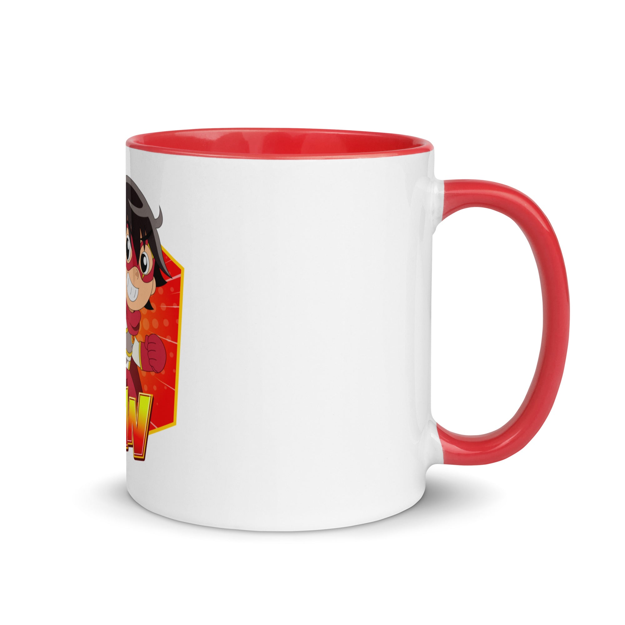 Ryan's World the Movie Red Titan Mug with Color Inside