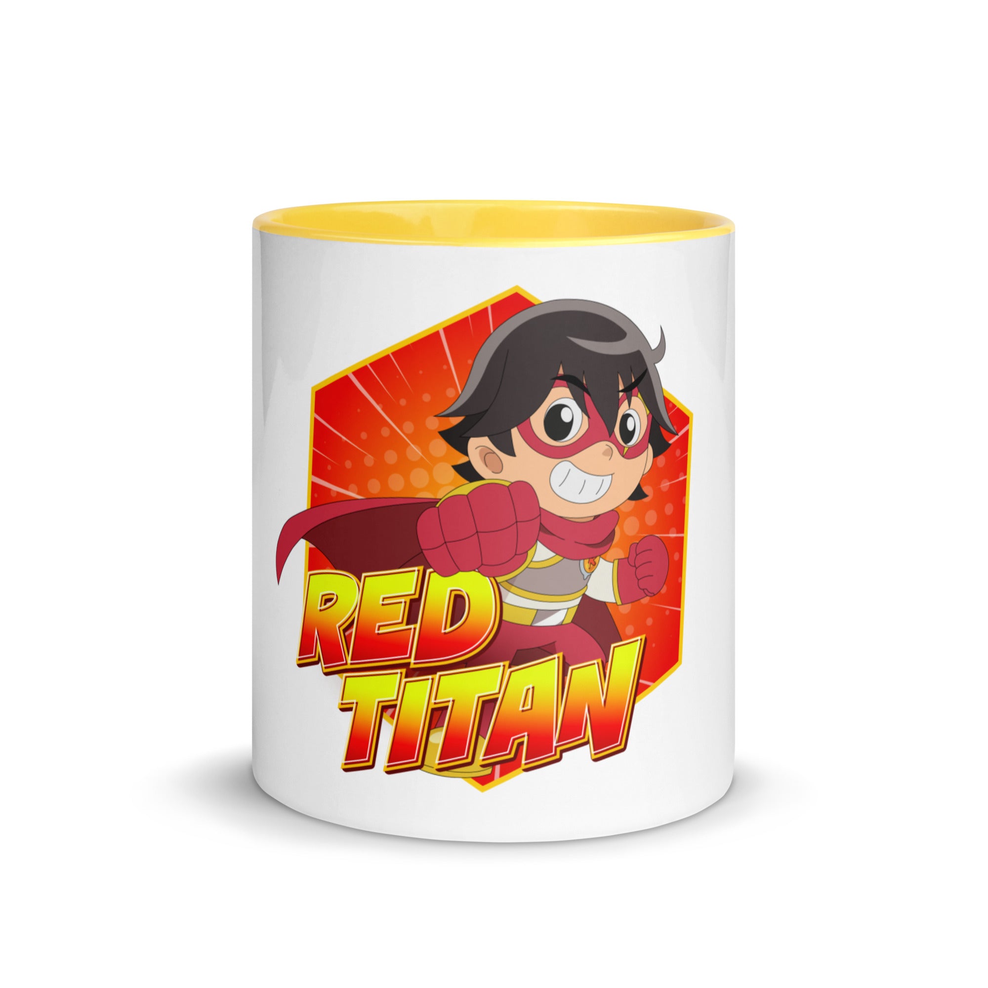 Ryan's World the Movie Red Titan Mug with Color Inside