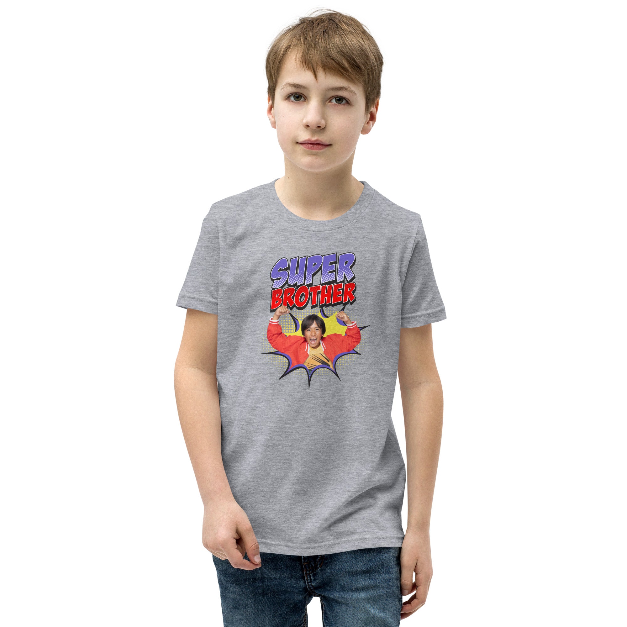 Ryan's World the Movie Super Brother Youth Short Sleeve T-Shirt