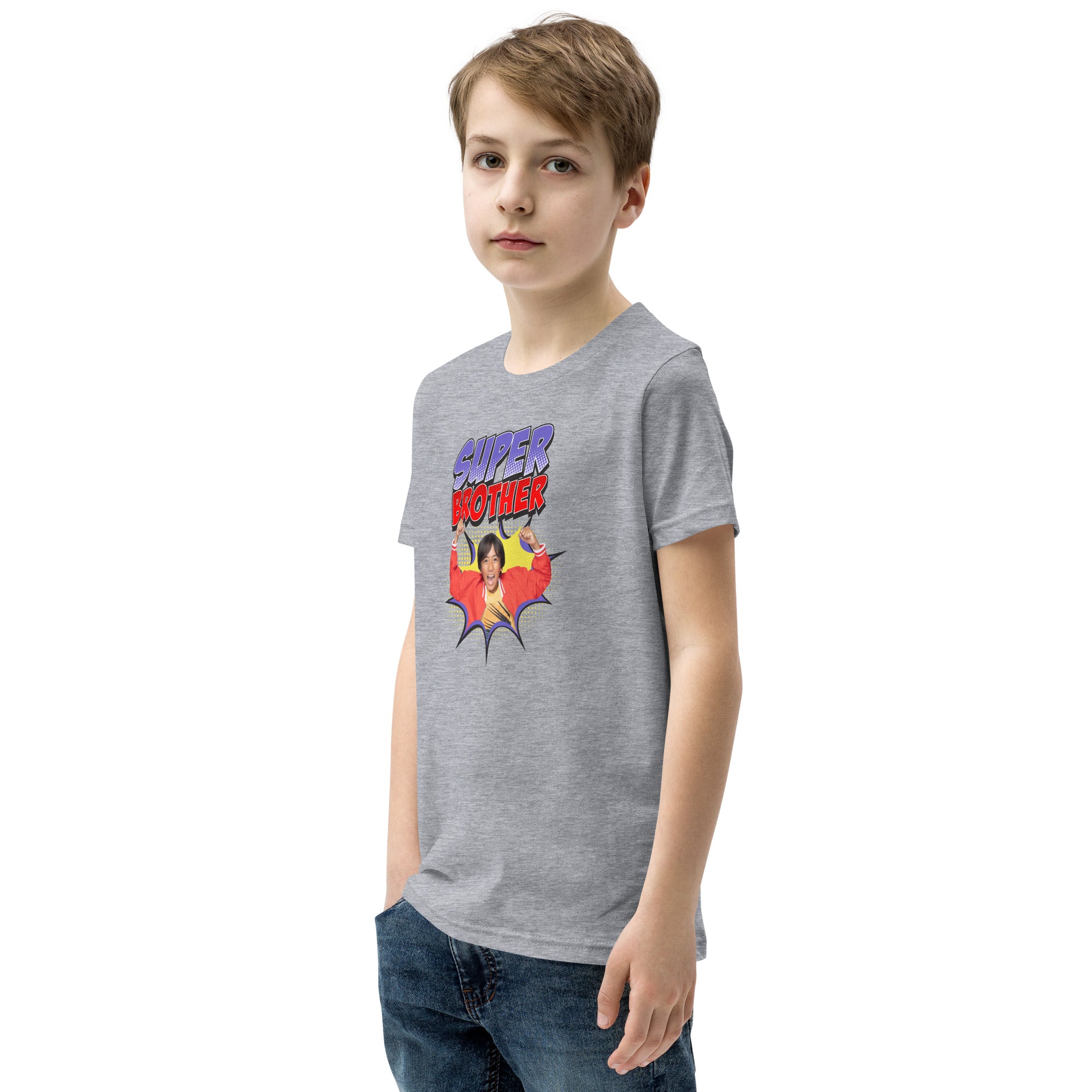 Ryan's World the Movie Super Brother Youth Short Sleeve T-Shirt