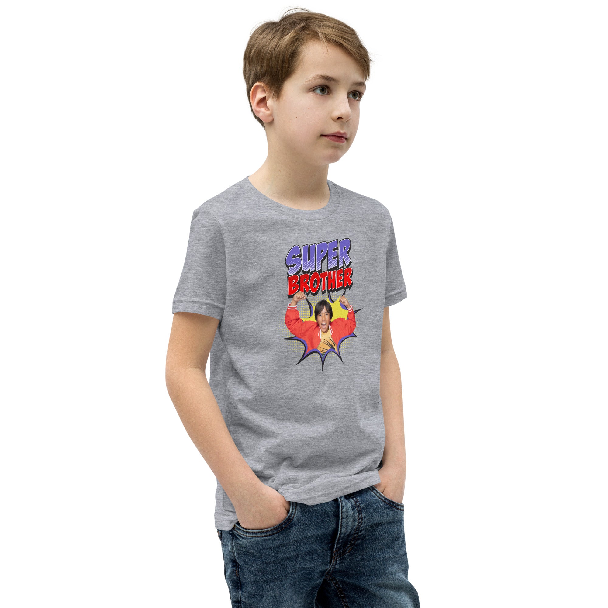 Ryan's World the Movie Super Brother Youth Short Sleeve T-Shirt