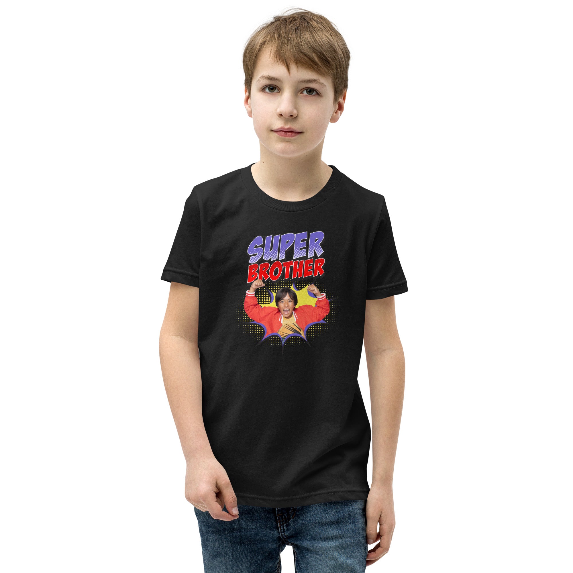 Ryan's World the Movie Super Brother Youth Short Sleeve T-Shirt