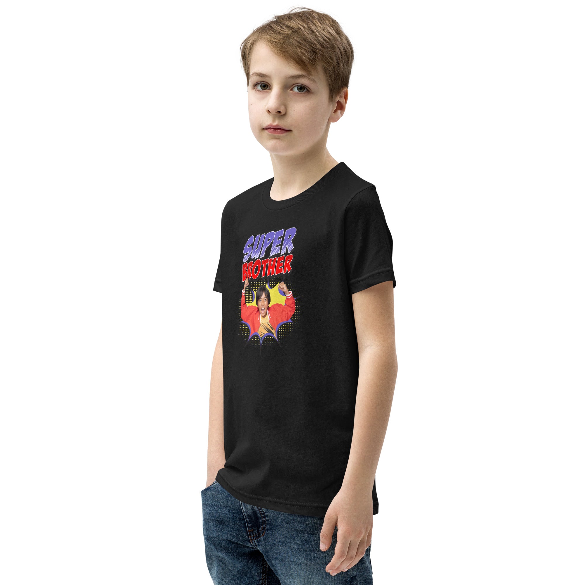 Ryan's World the Movie Super Brother Youth Short Sleeve T-Shirt