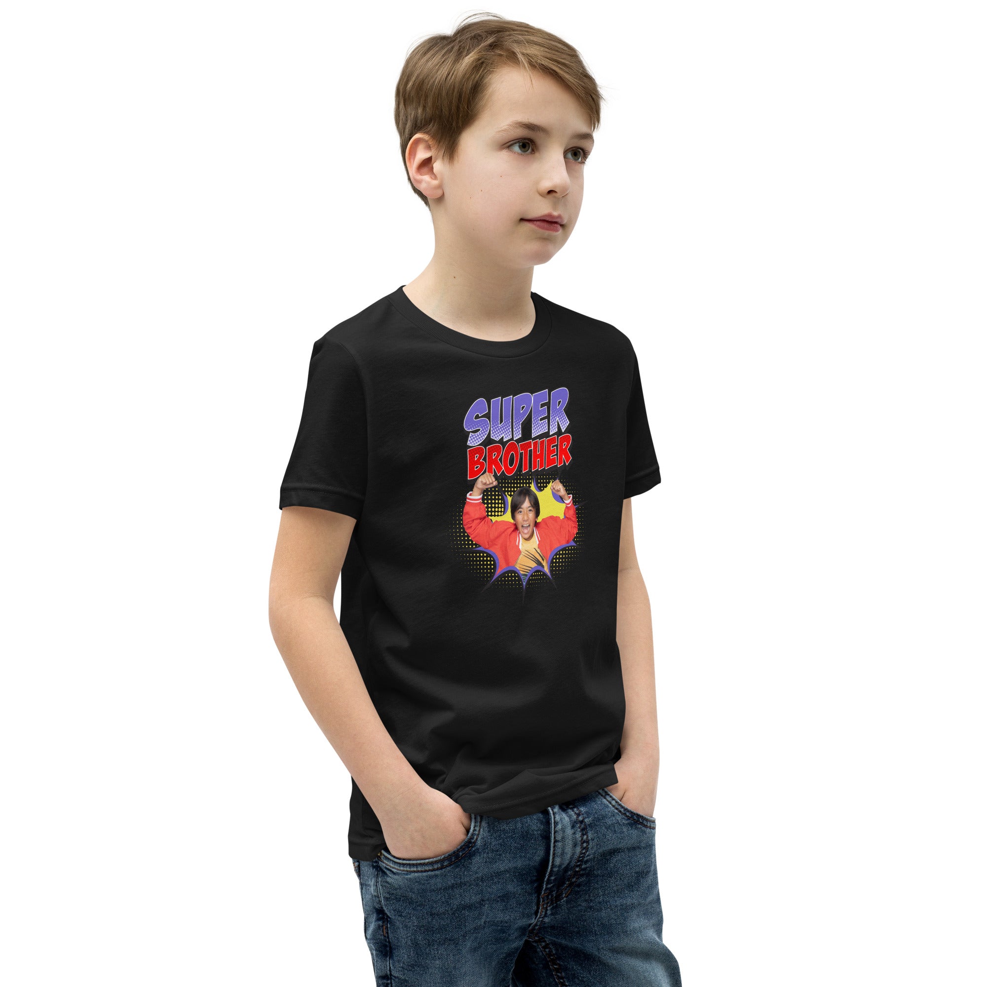 Ryan's World the Movie Super Brother Youth Short Sleeve T-Shirt