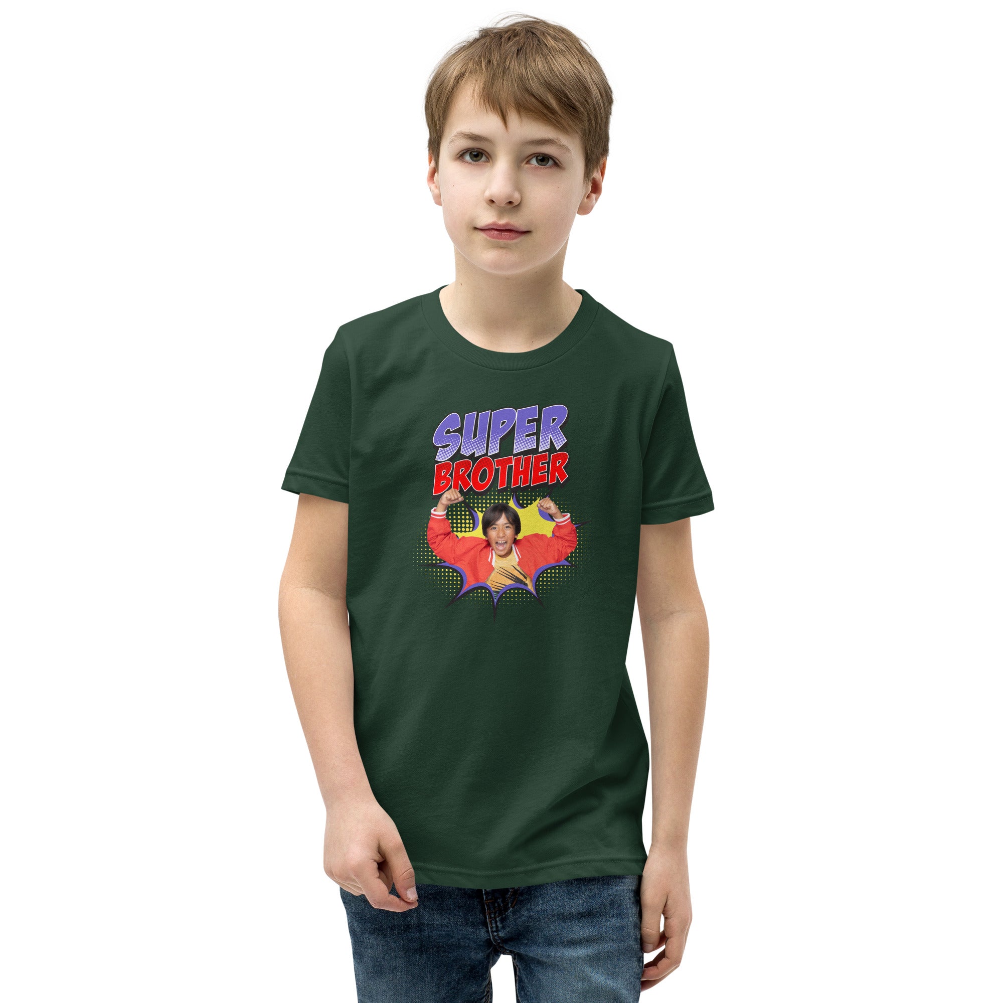 Ryan's World the Movie Super Brother Youth Short Sleeve T-Shirt