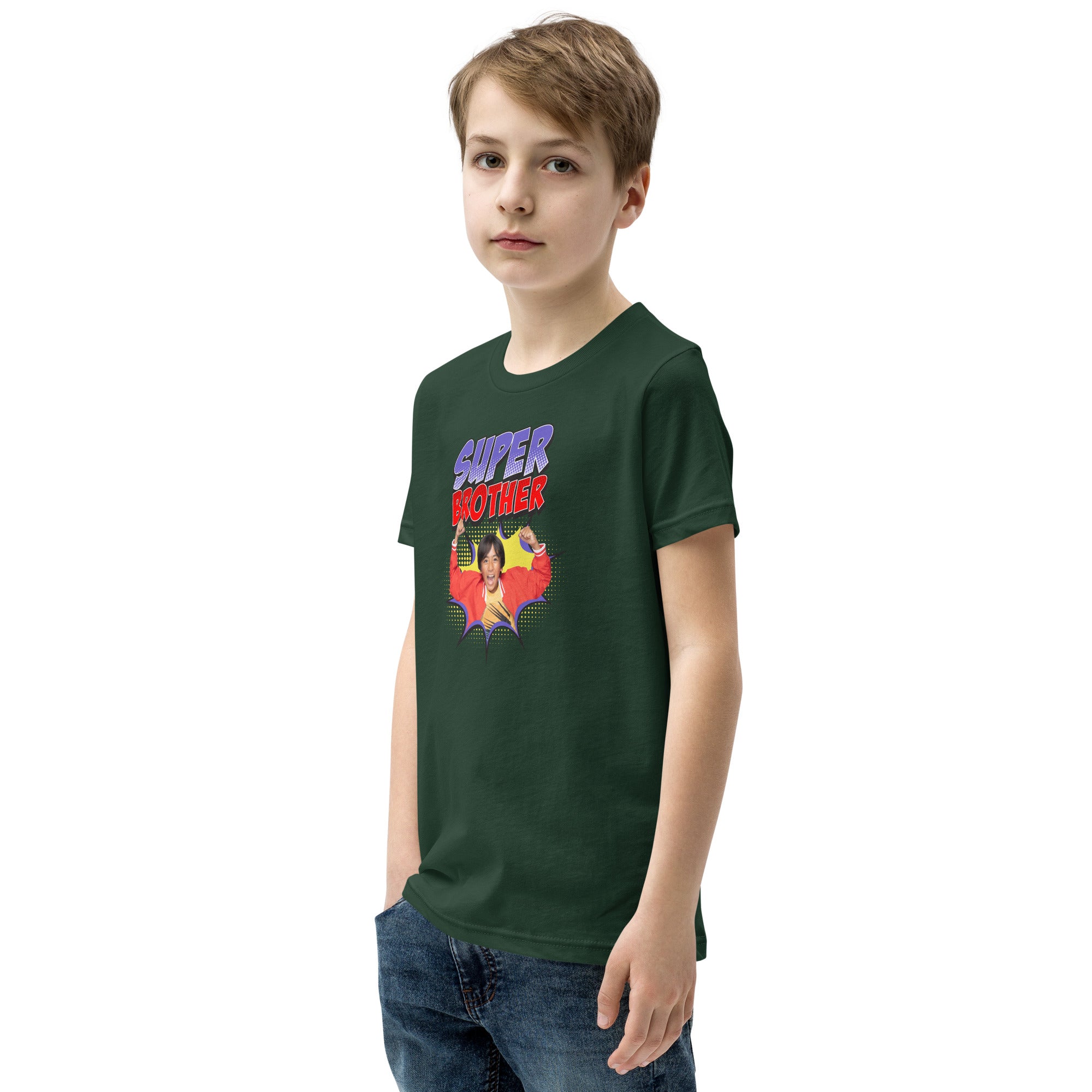 Ryan's World the Movie Super Brother Youth Short Sleeve T-Shirt