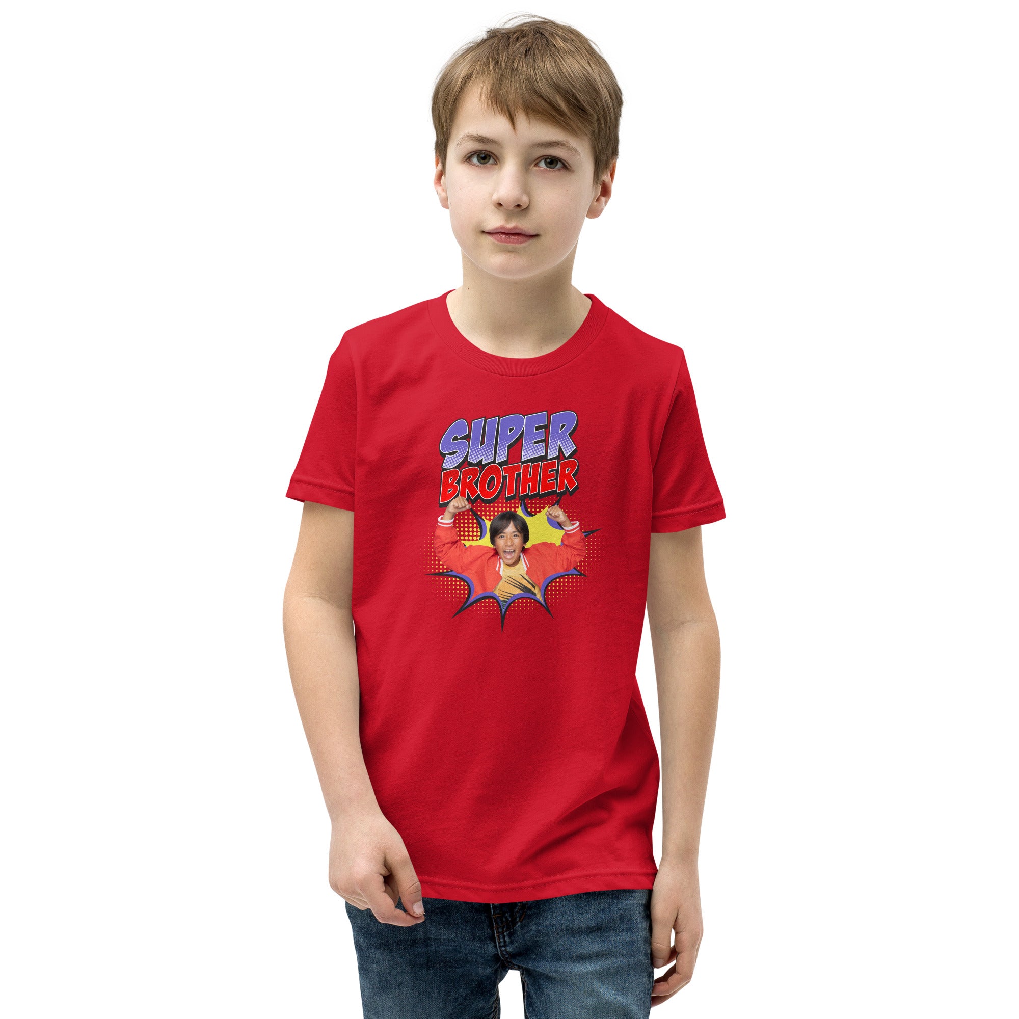 Ryan's World the Movie Super Brother Youth Short Sleeve T-Shirt