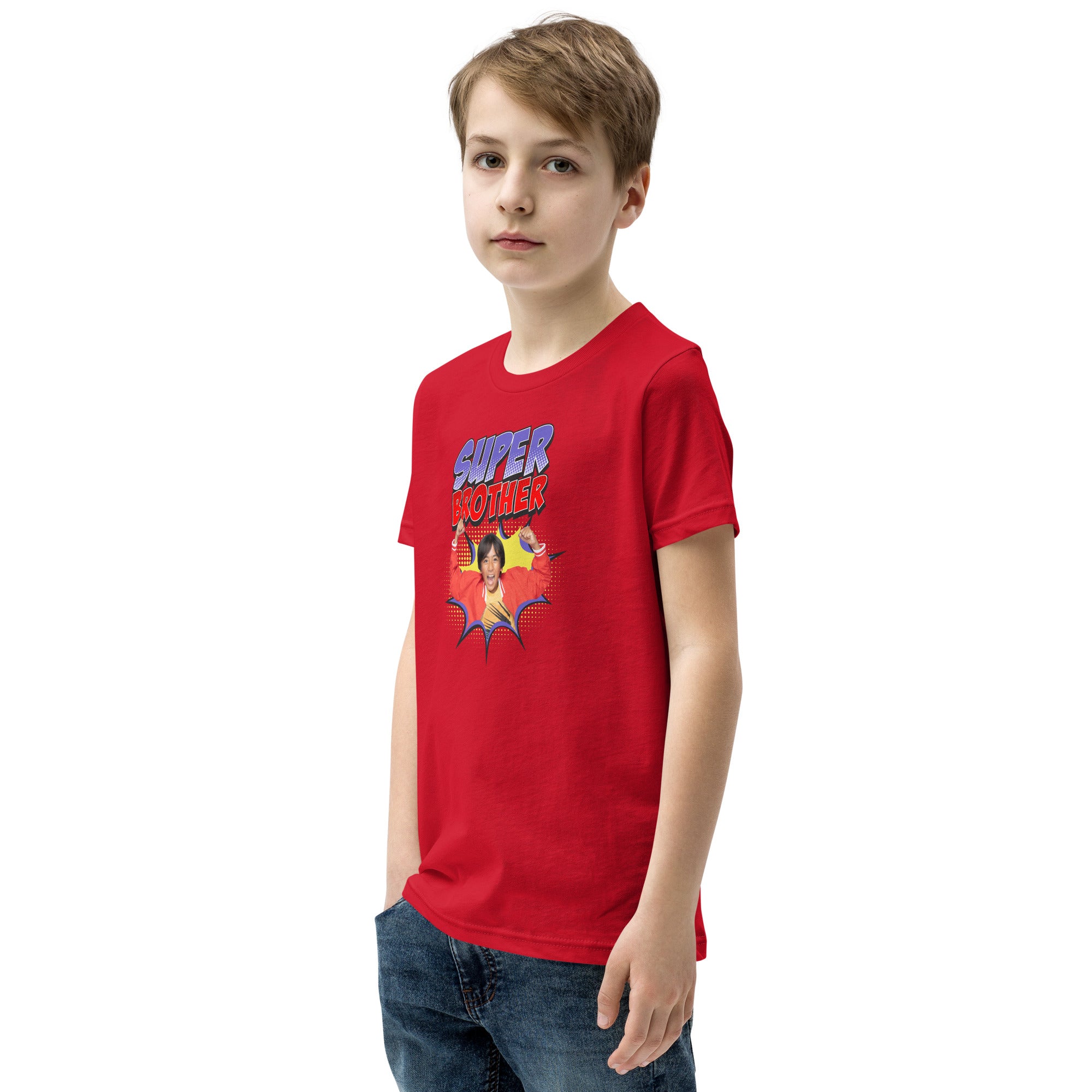 Ryan's World the Movie Super Brother Youth Short Sleeve T-Shirt