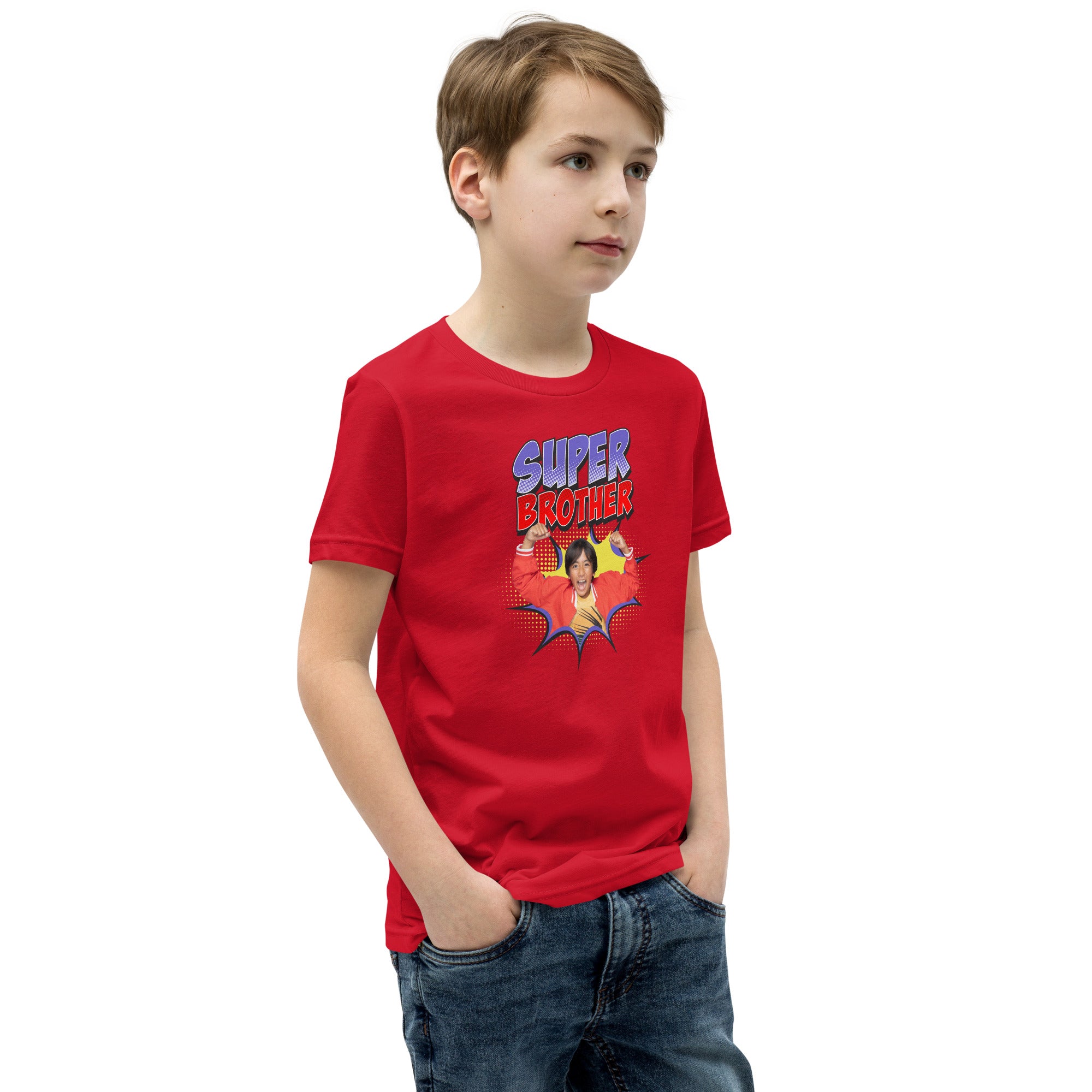 Ryan's World the Movie Super Brother Youth Short Sleeve T-Shirt