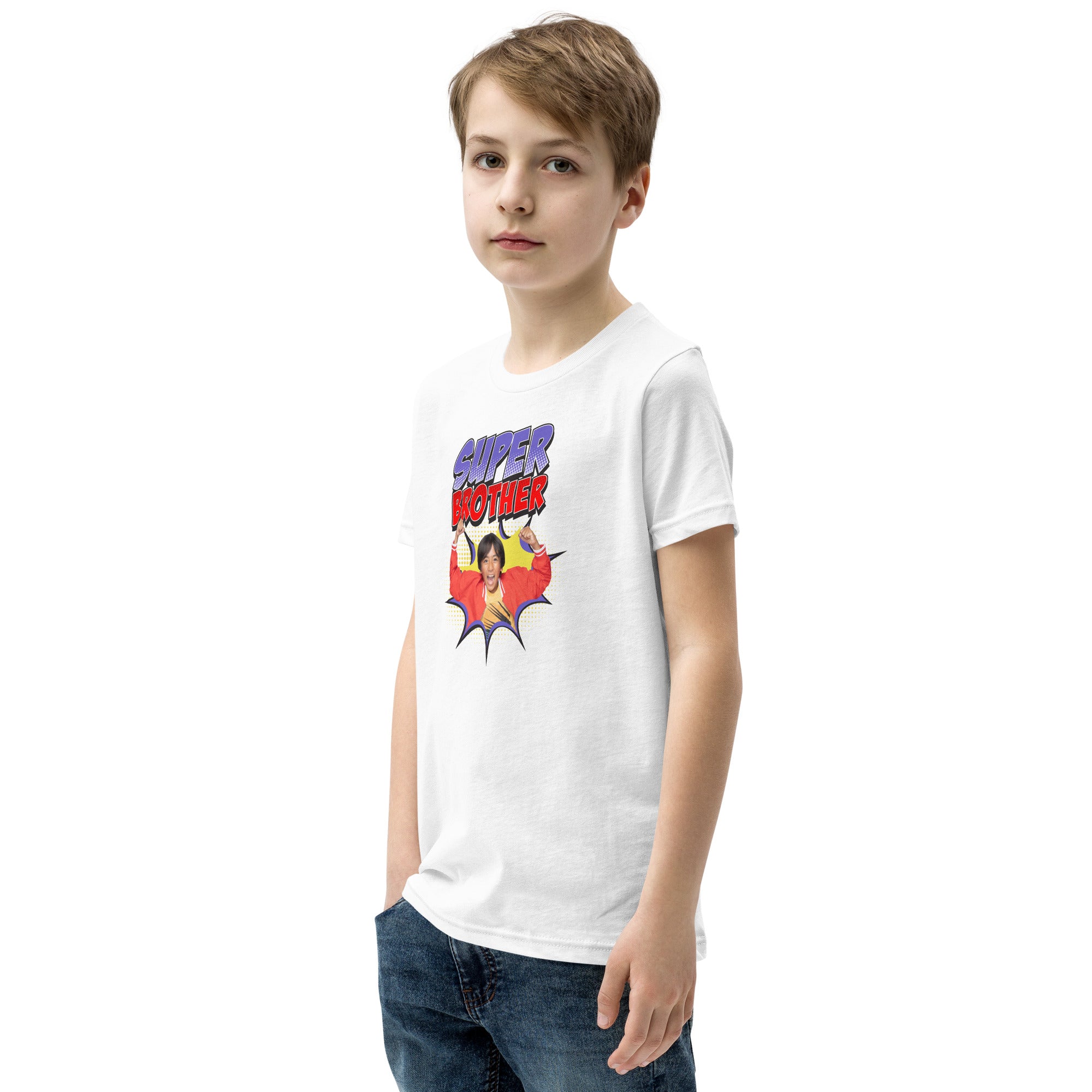 Ryan's World the Movie Super Brother Youth Short Sleeve T-Shirt