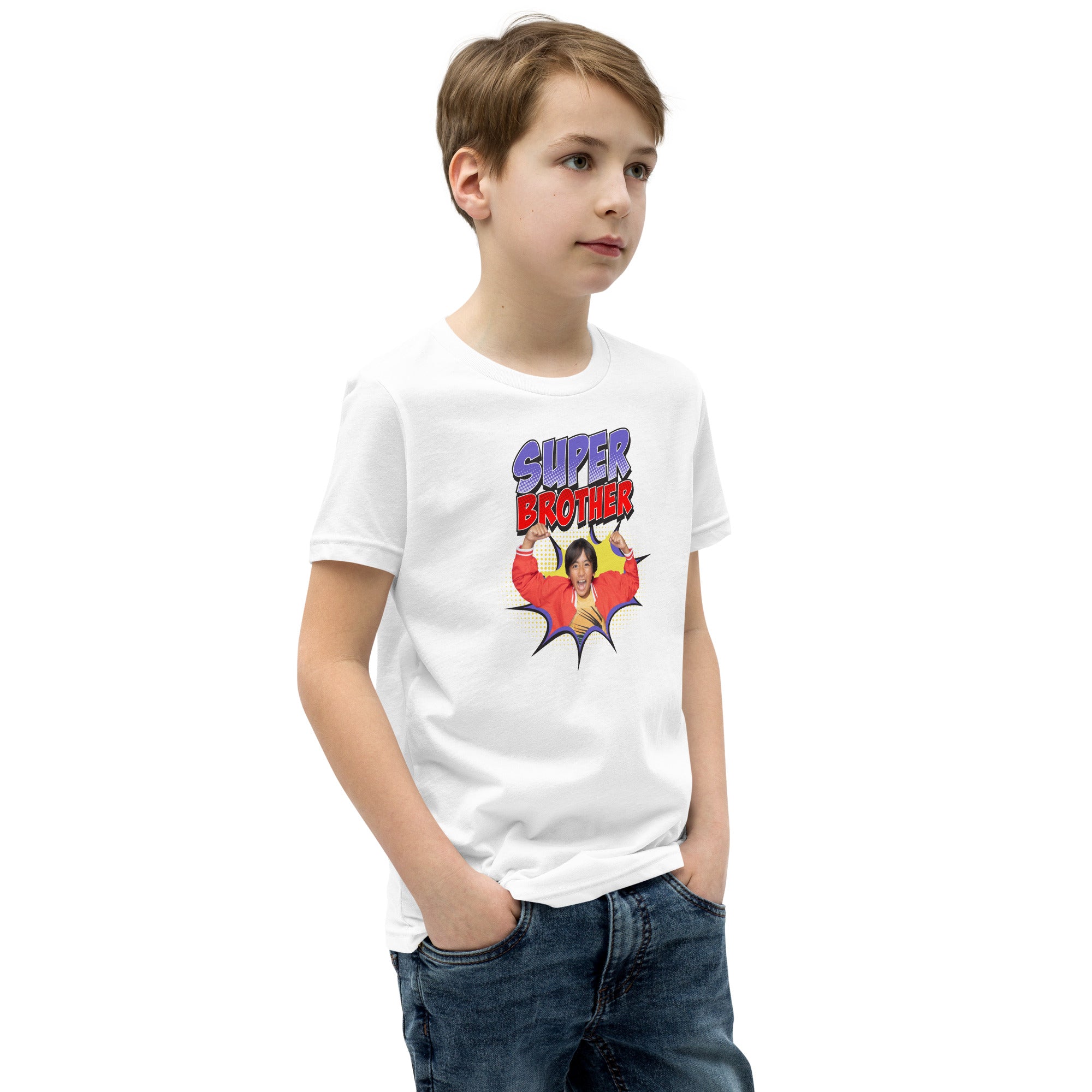 Ryan's World the Movie Super Brother Youth Short Sleeve T-Shirt