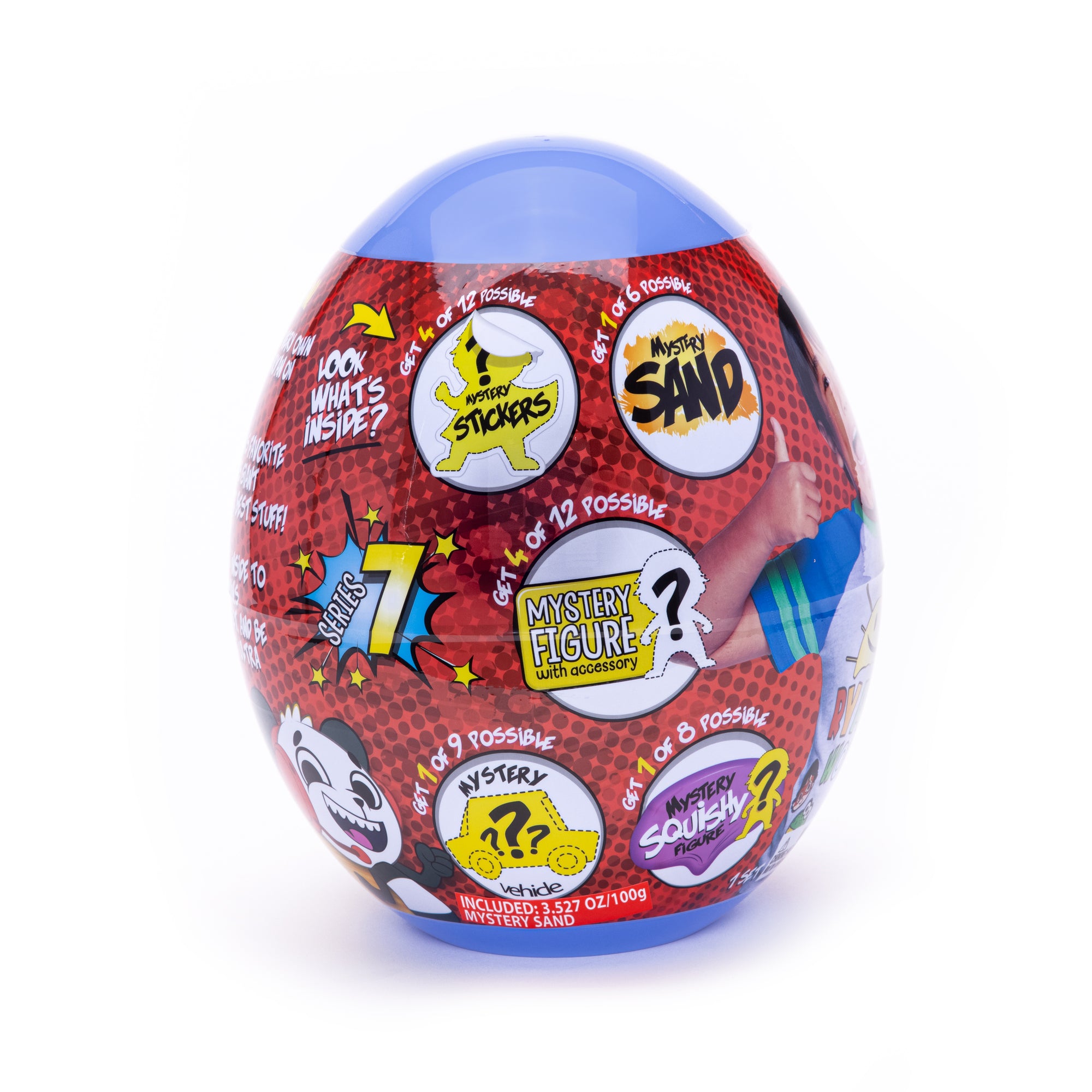Ryan's World Giant Egg Series 7 Back View