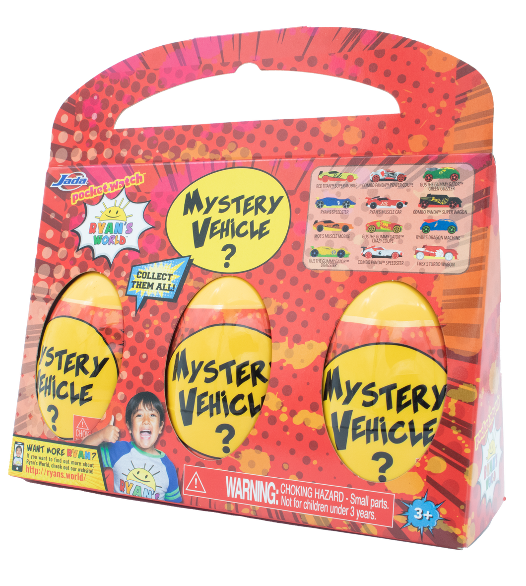 Ryan’s World Mystery Vehicle 3-Pack