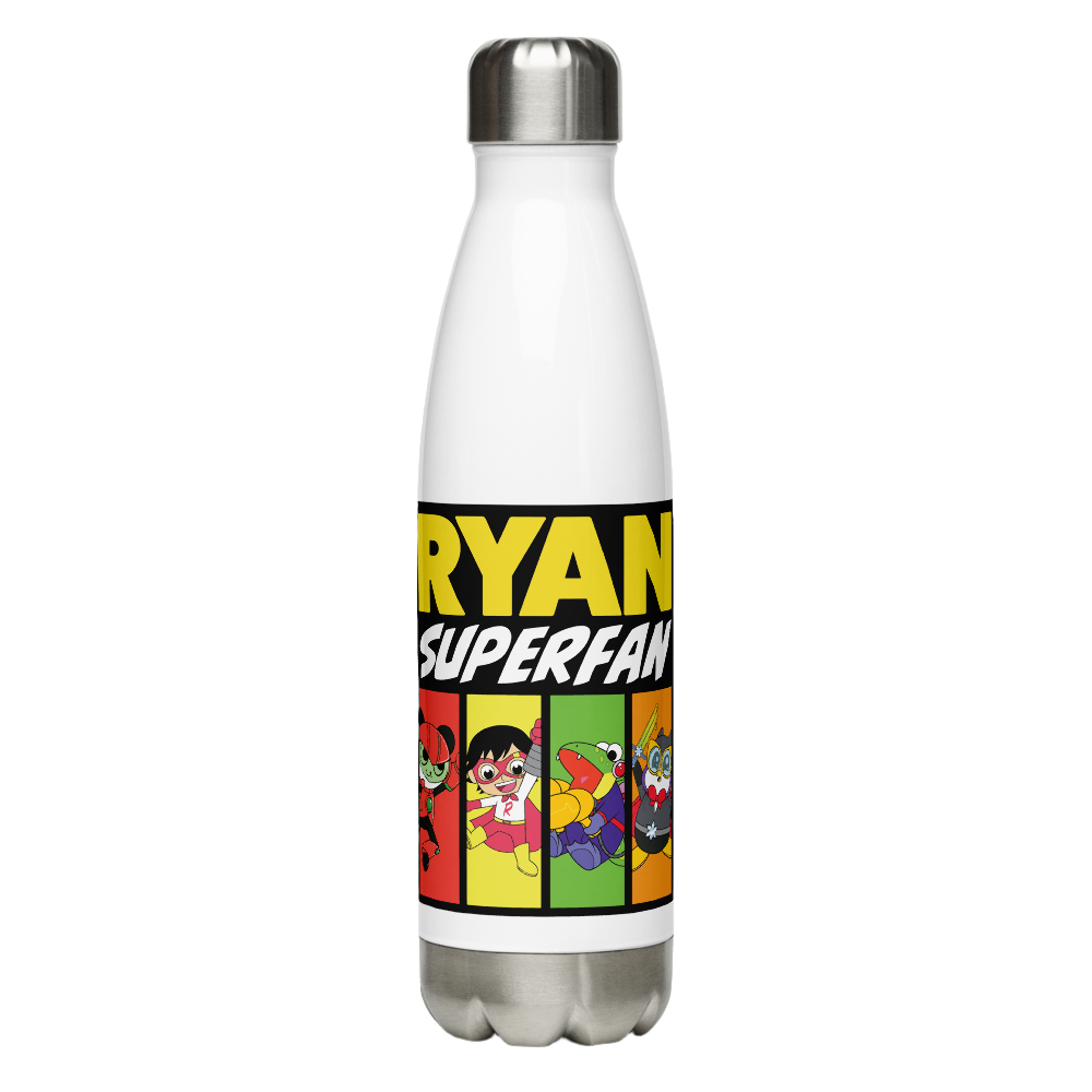 Super Fan Character Stainless Steel Water Bottle