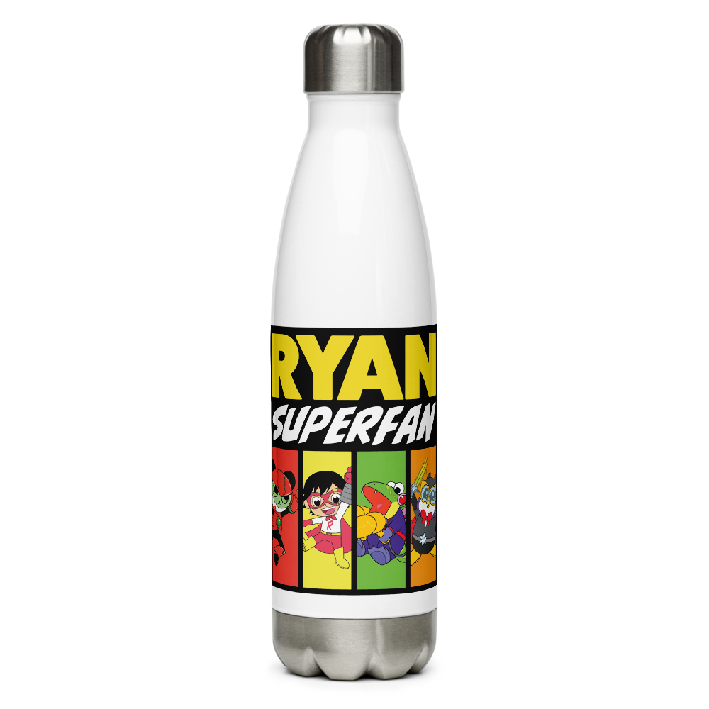 Super Fan Character Stainless Steel Water Bottle