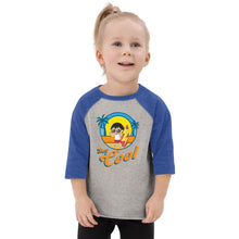 Load image into Gallery viewer, Heather Royal Ryan&#39;s World Toddler Stay Cool Baseball Shirt
