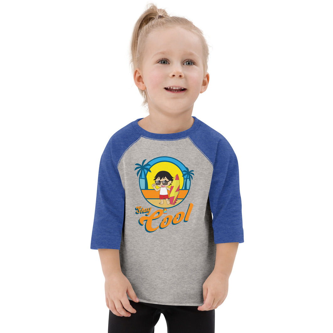 Heather Royal Ryan's World Toddler Stay Cool Baseball Shirt