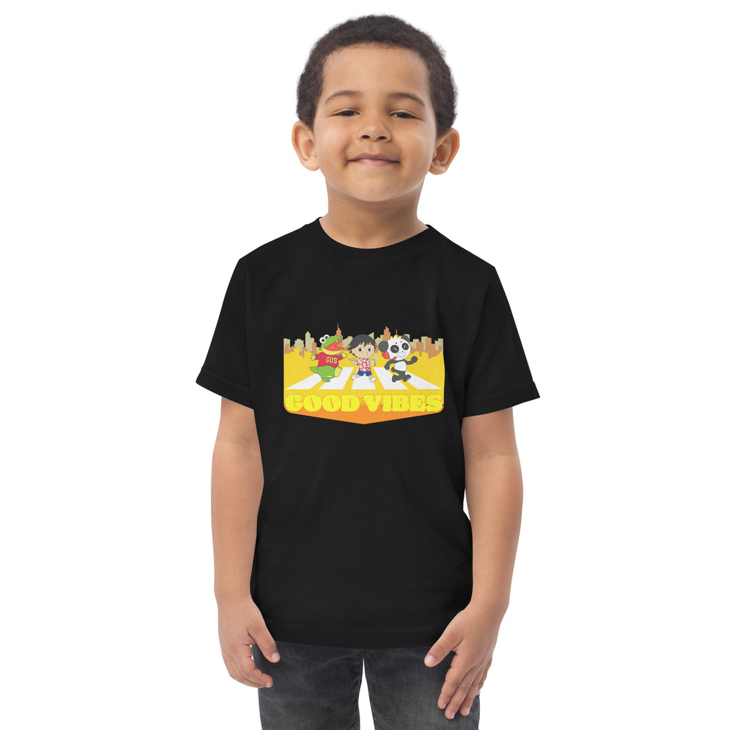 Black Ryan's World Toddler Good Vibes T-shirt
