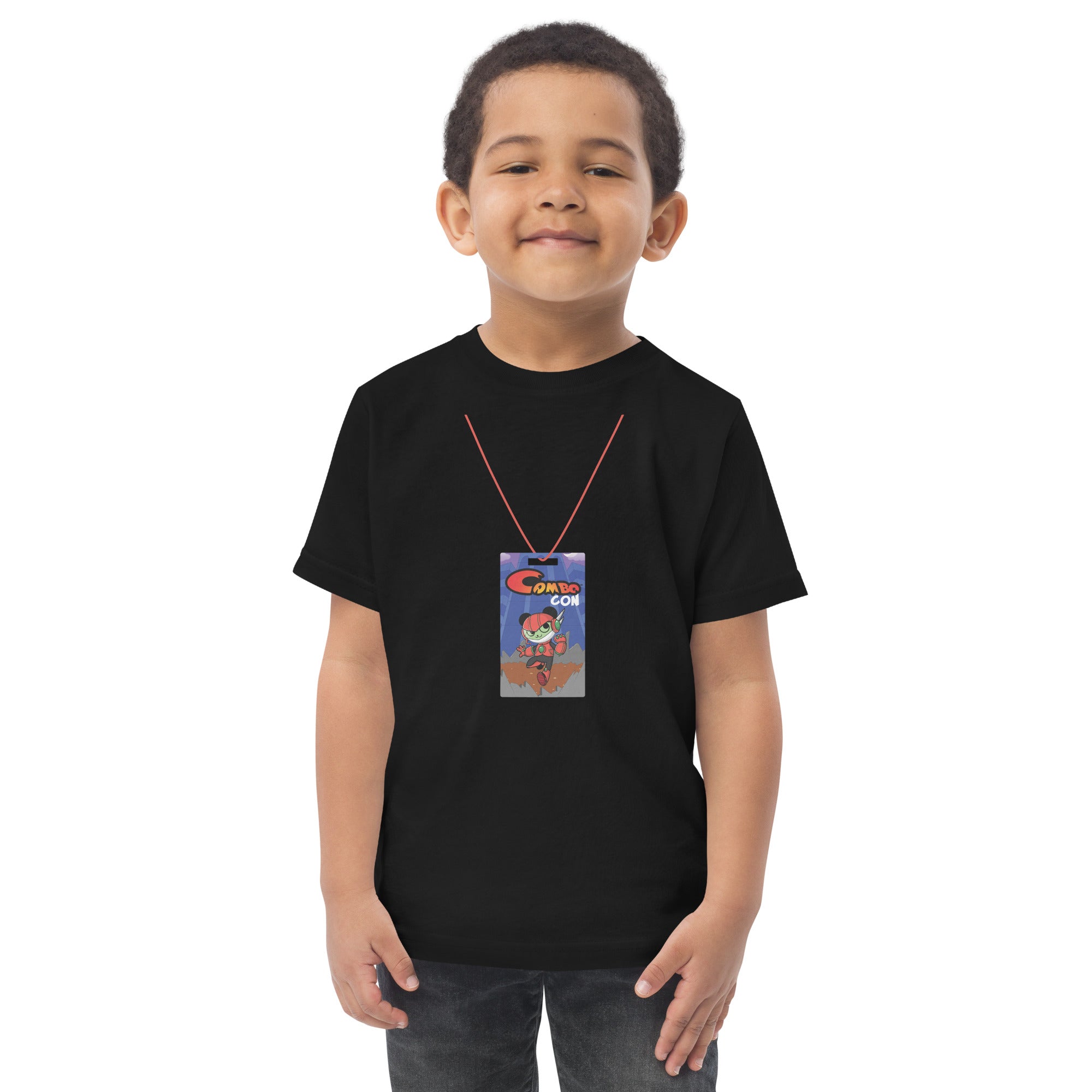 Combo Con Toddler T-shirt in Black