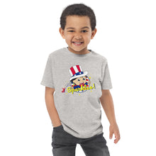 Load image into Gallery viewer, Heather Ryan&#39;s World Toddler Red White &amp; Sparkles T-shirt
