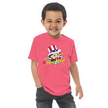 Load image into Gallery viewer, Hot Pink Ryan&#39;s World Toddler Red White &amp; Sparkles T-shirt
