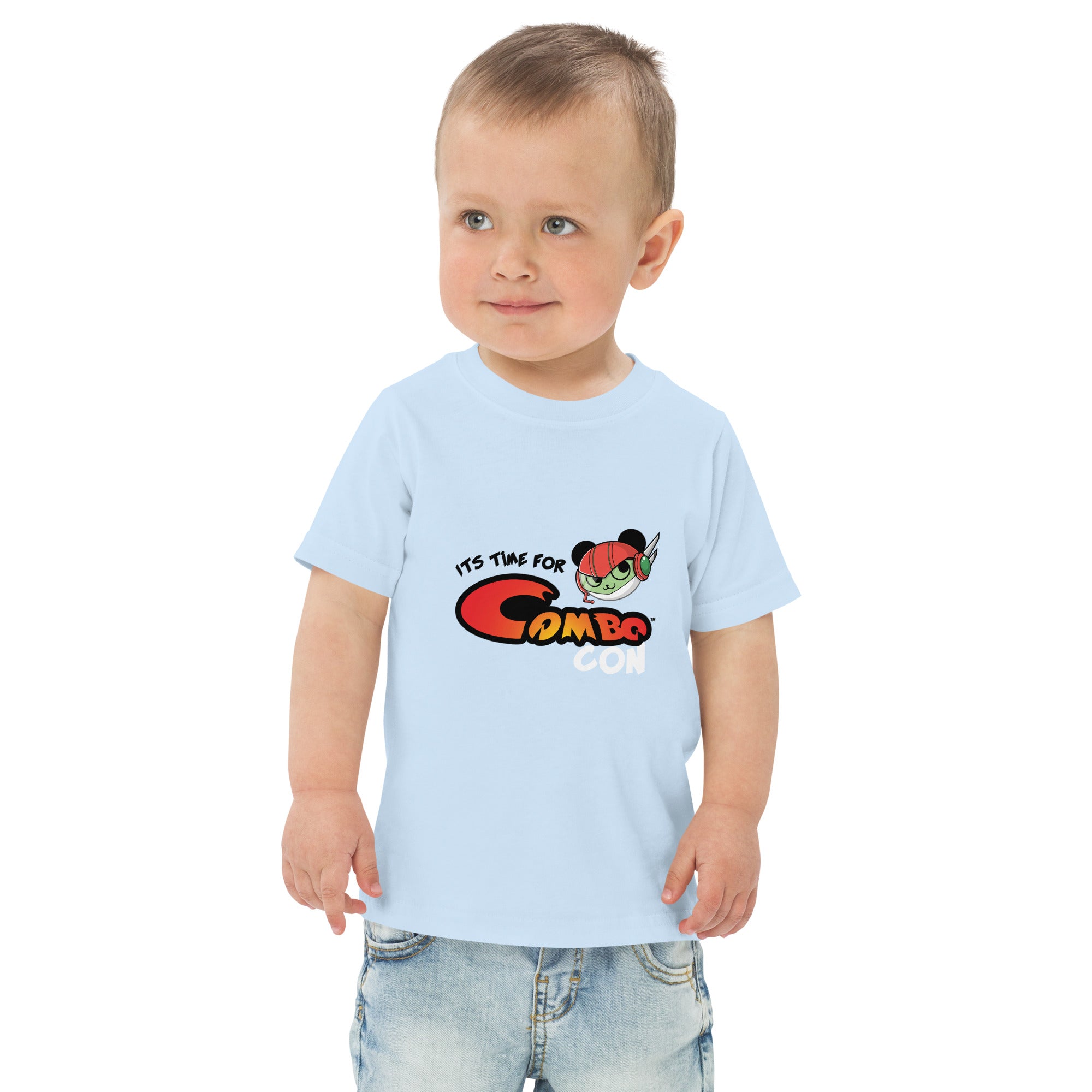 It's Time for Combo Con Toddler T-shirt Light Blue