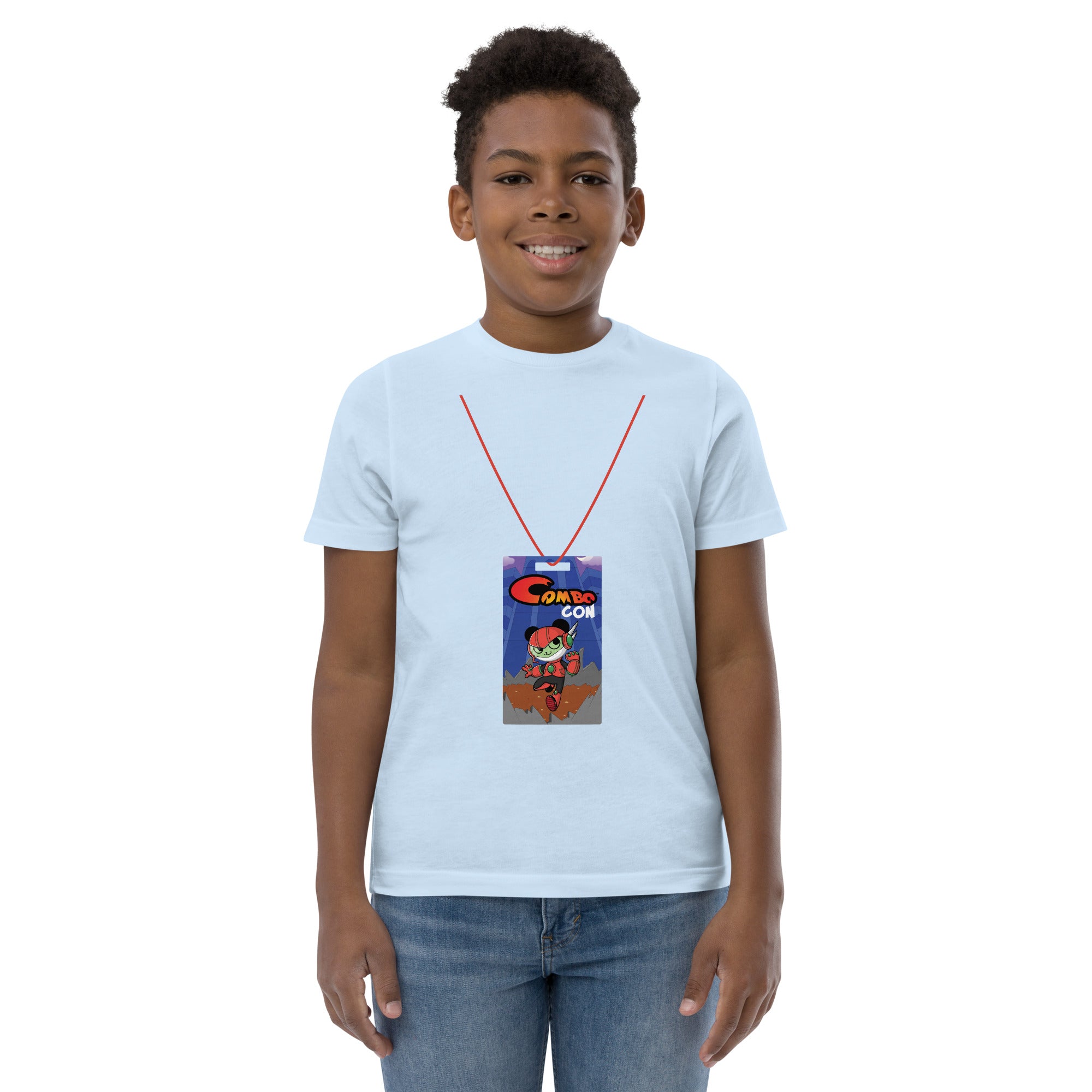Combo Con Youth T-shirt in Light Blue