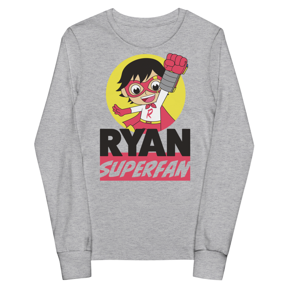 Ryan Super Fan Youth Long Sleeve Tee