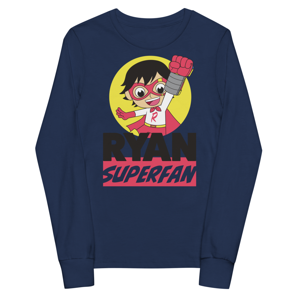 Ryan Super Fan Youth Long Sleeve Tee