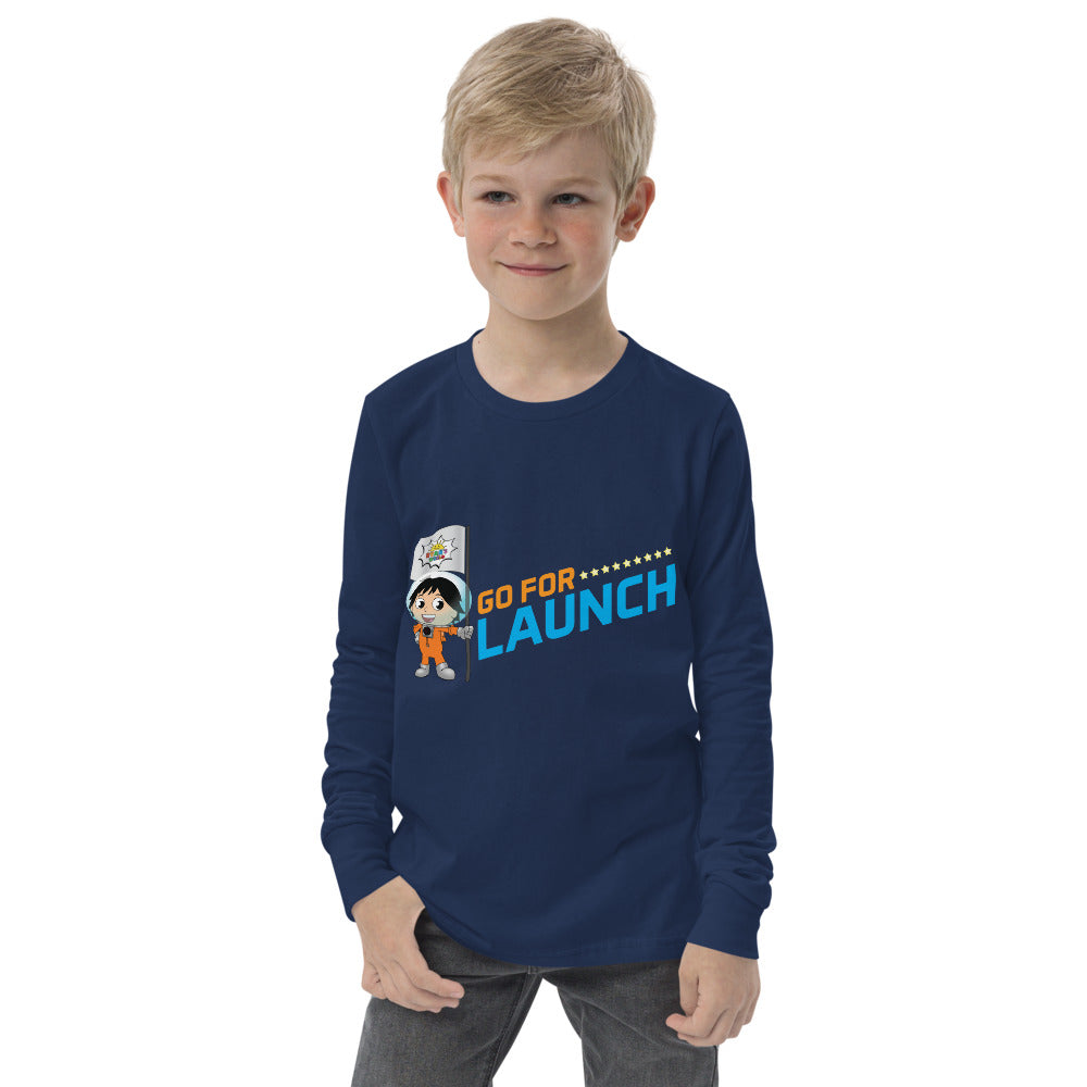 Go For Launch Youth Long Sleeve Tee