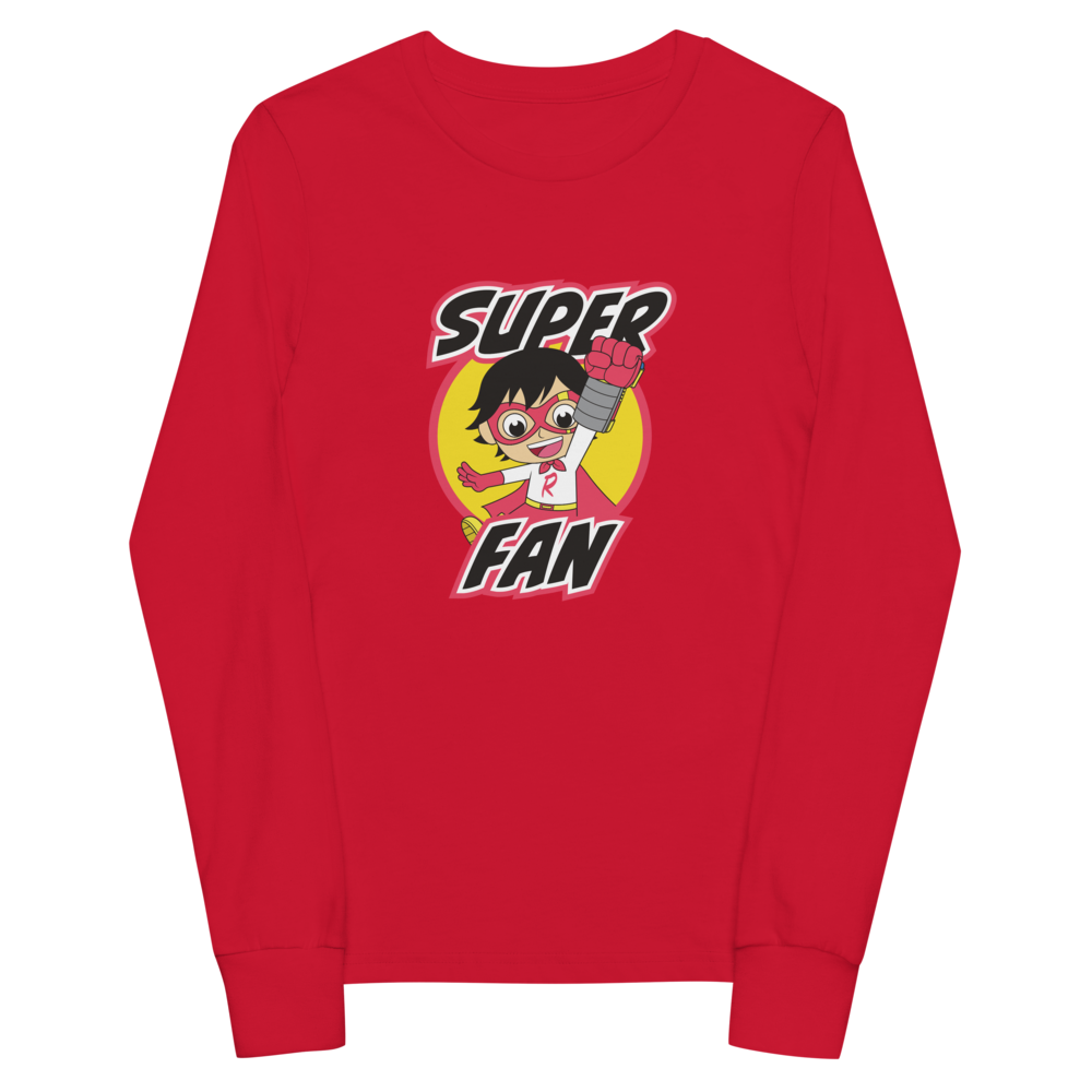 Red Titan Super Fan Youth Long Sleeve Tee