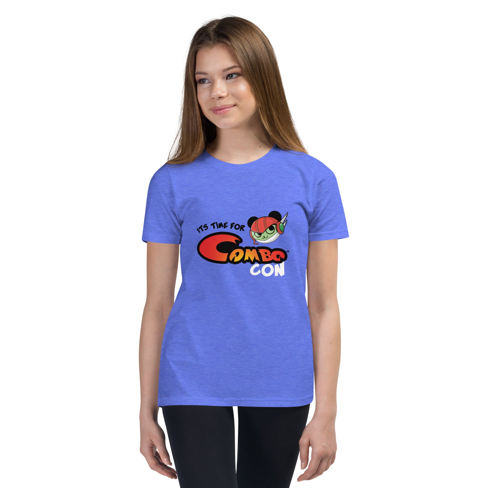 It's Time for Combo Con Youth T-Shirt in Heather Blue