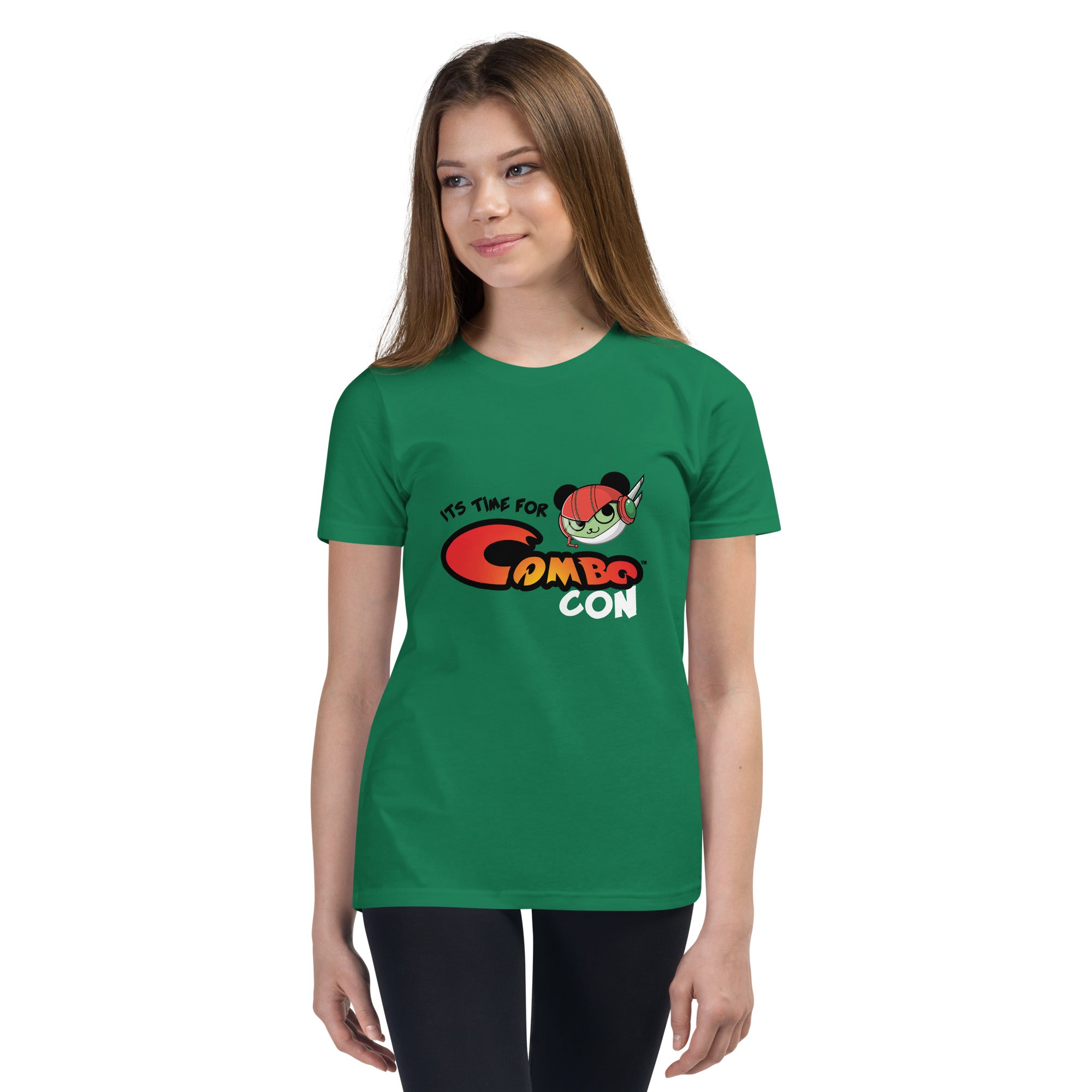 It's Time for Combo Con Youth T-Shirt in Kelly Green