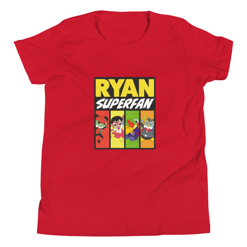 Super Fan Character Youth Short Sleeve T-Shirt