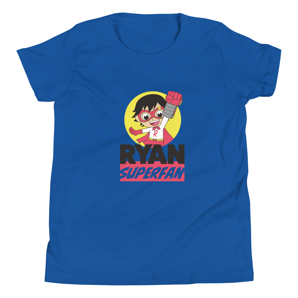 Ryan Super Fan Youth Short Sleeve T Shirt Ryan s World Shop
